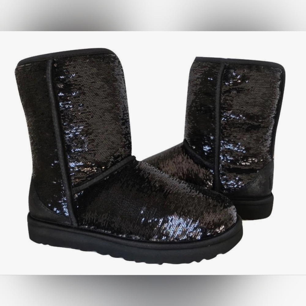 UGG Classic Short Sequin Boots